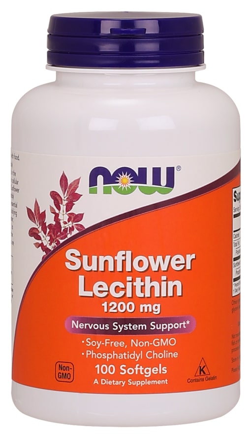 

Лецитин Now Sunflower Lecithin 1200 mg 200 капс Без вкуса (1951f51)