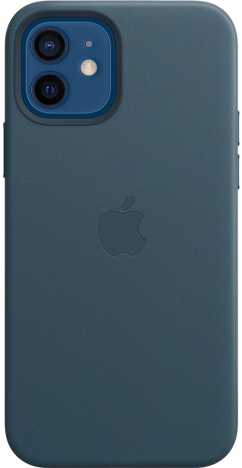 

Панель Apple MagSafe Leather Case для Apple iPhone 12/12 Pro Baltic Blue (MHKE3ZE/A)