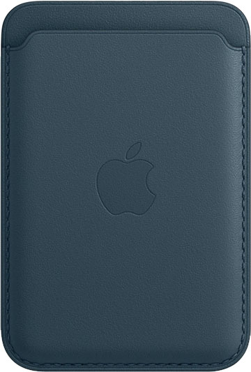 

Чехол-бумажник Apple MagSafe Leather Wallet для Apple iPhone 12/12 mini/12 Pro/12 Pro Max Baltic Blue (MHLQ3ZE/A)