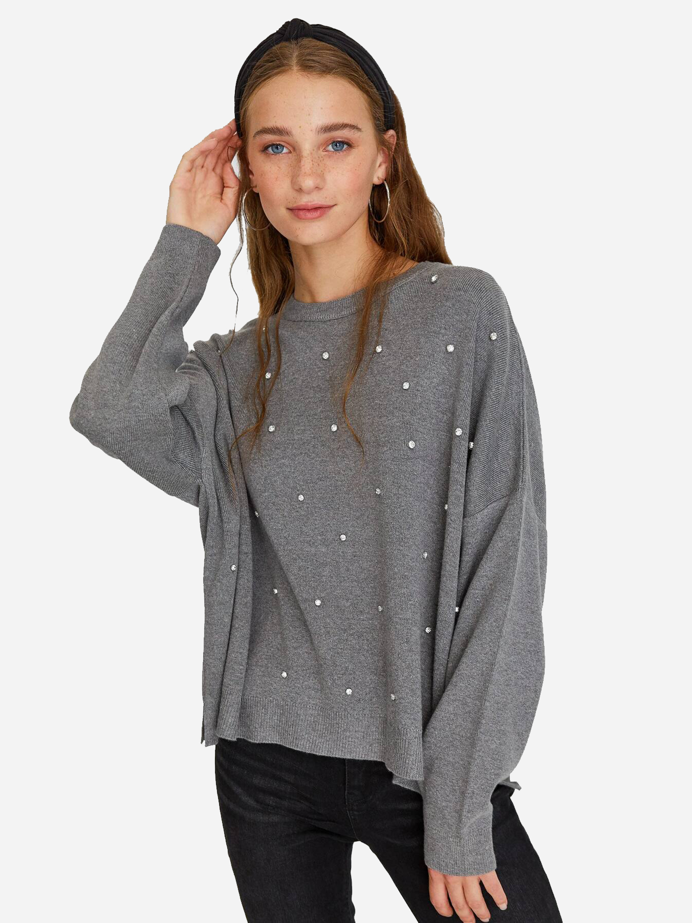 

Джемпер Stradivarius 05076134250 XS Серый