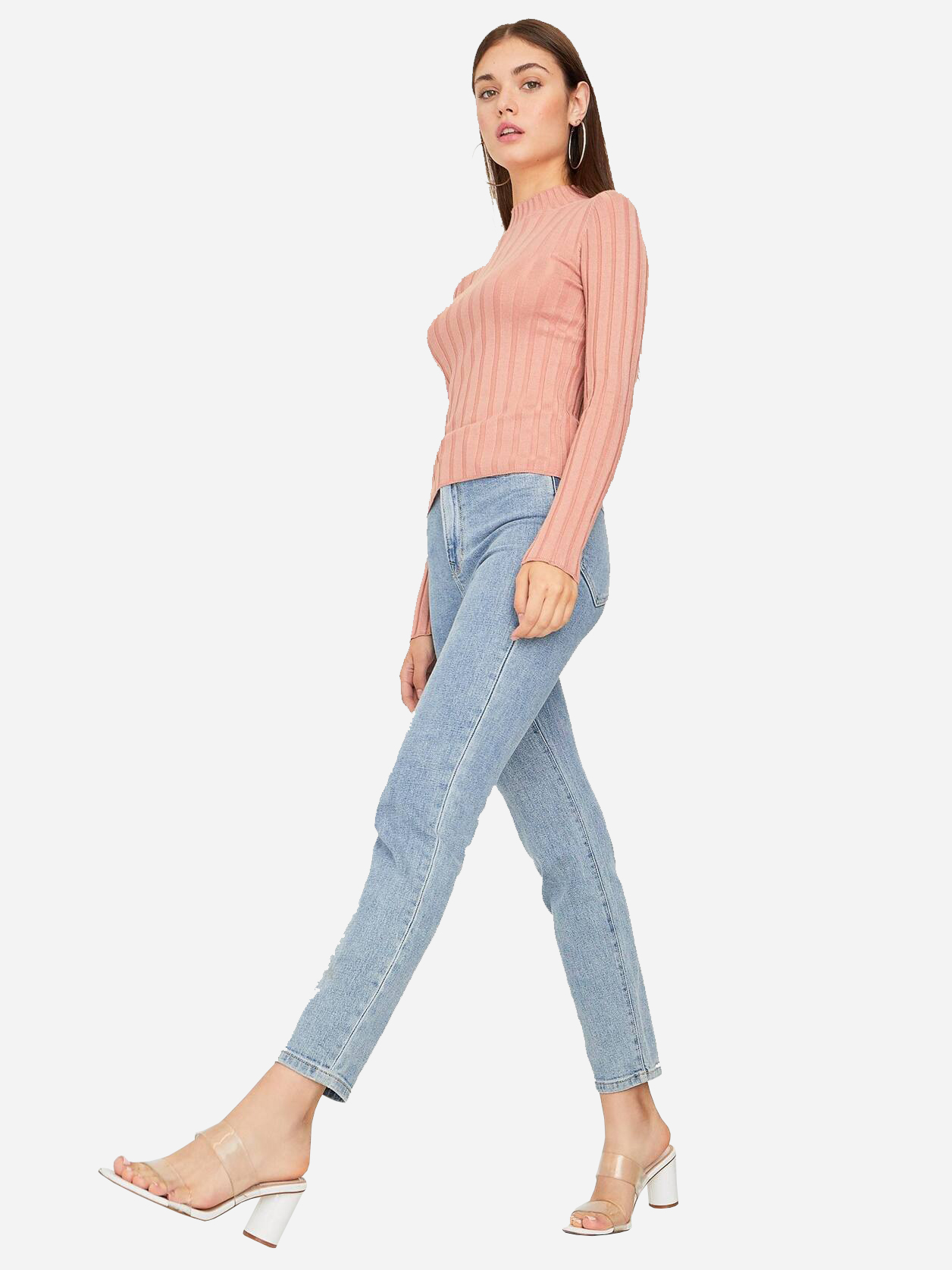 

Свитер Stradivarius 05144713141 M Розовый