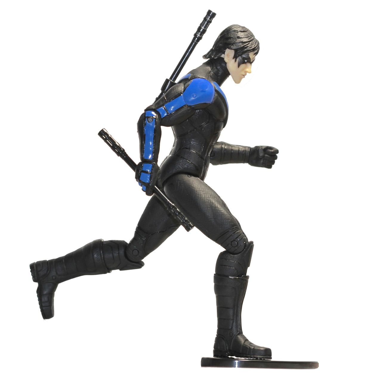 

Игровая фигурка Найтвинг с аксессуарами из игры Аркхэм Сити, высота 17 см - Nightwing, Arkham City DC Comics