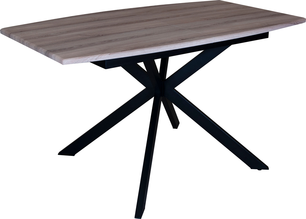 

Стол обеденный Eagle Solere 75 х 85 x 140 - 180 см Black/Beige