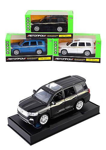 

Машина метал. "АВТОПРОМ" 1:32 LAND CRUISER, 3 цвета Автопром (6608)