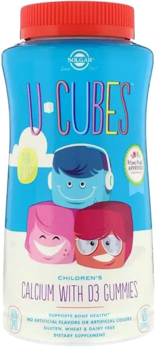 

Кальций Solgar U-Cubes Children's Calcium With D3 120 жевательных таблеток (033984576001)
