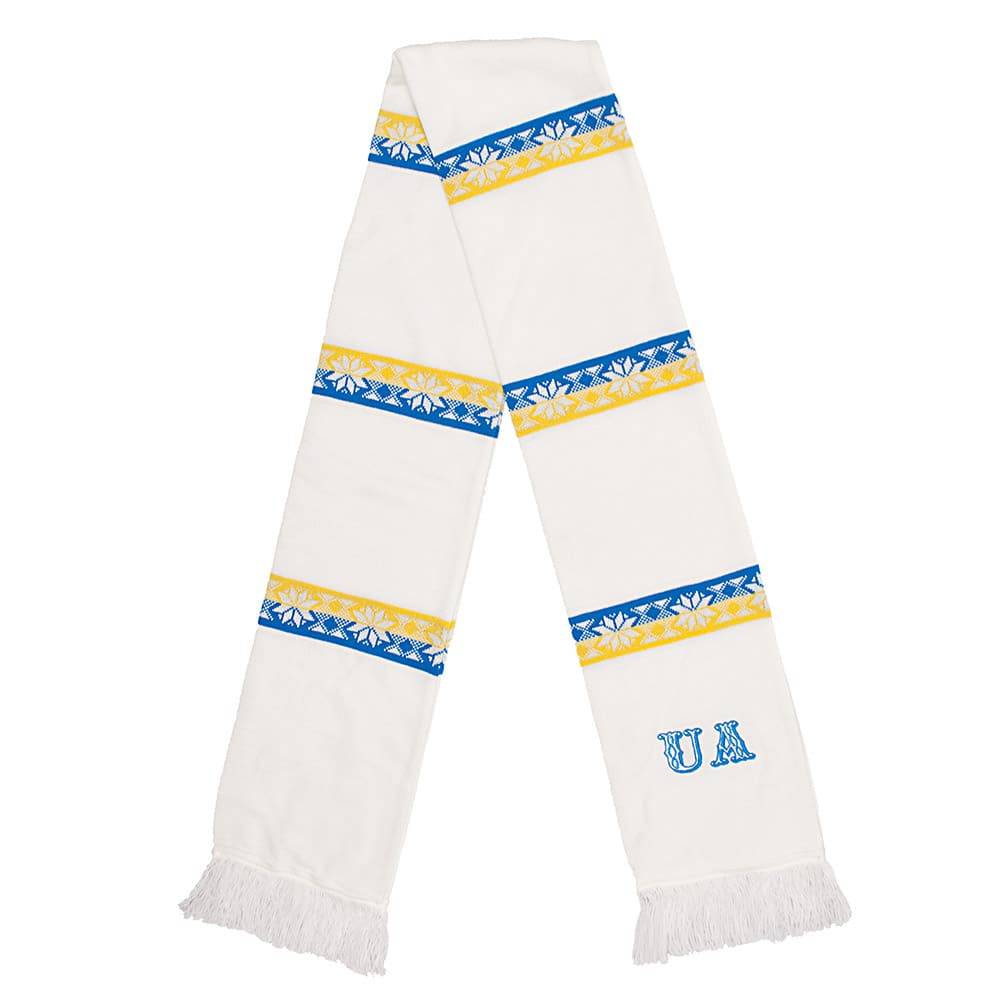

Шарф Украина Белый Fanstuff UA-SH-14 (ATR-45271)