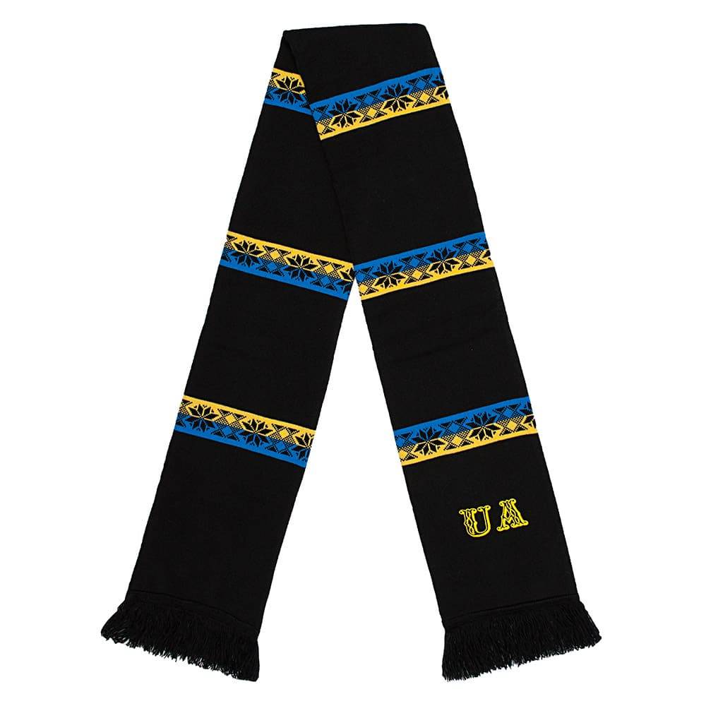 

Шарф Украина Черный Fanstuff UA-SH-14 (ATR-45274)