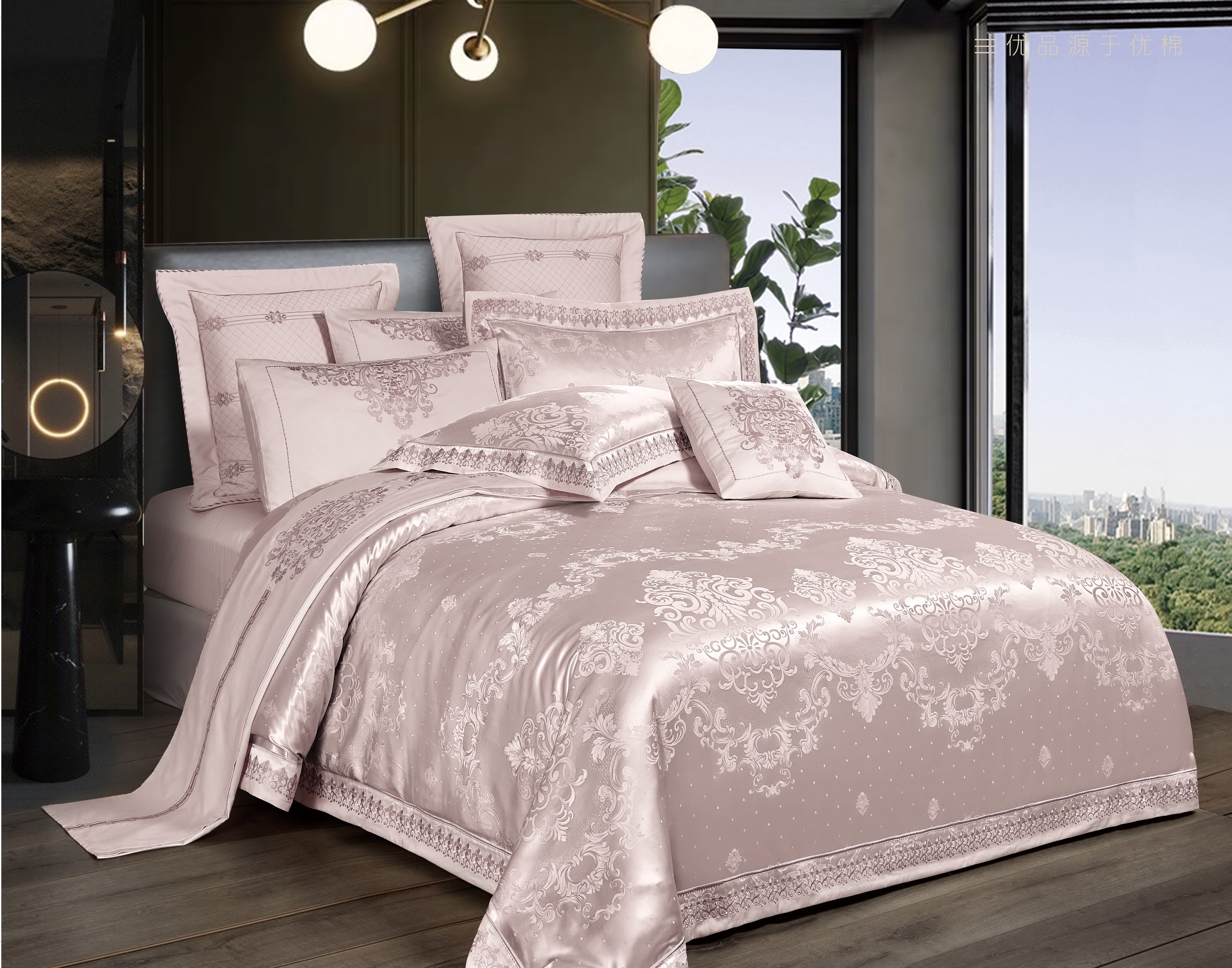 

Комплект постельного белья Bella Villa Сатин с кружевом 200x220+5 Бежевый (J-0060 Eu)
