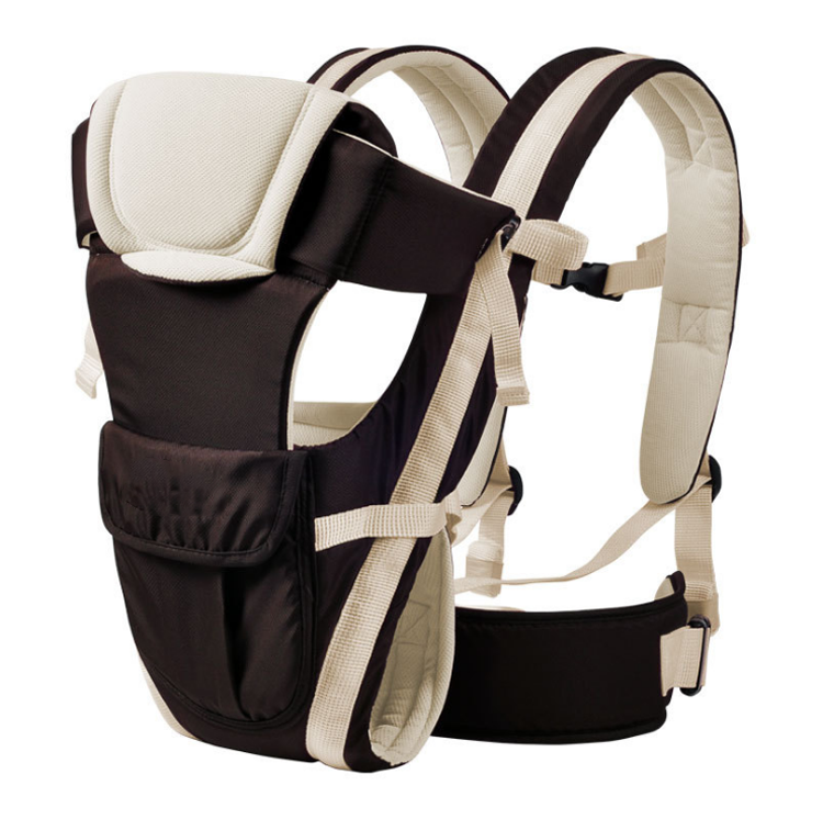 

Слинг сумка рюкзак кенгуру Baby Carrier PoopsTop Черно-Белый