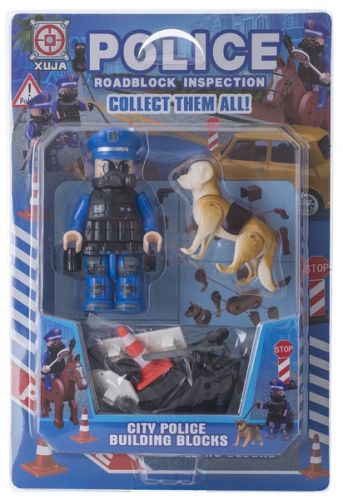 

Игрушечный набор "Police Roadblock Inspection" с собакой SB1012 (15-124998)