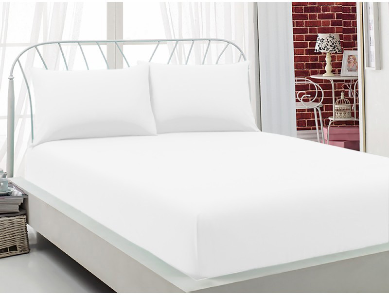 

Простынь махровая на резинке Lotus 160х200 + Наволочка 50х70 Белая 2 шт (svt-2000022212922)