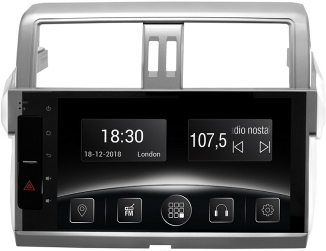 

Автомагнітола штатна Gazer CM6510-J150H/L для Toyota Prado, LC150-High/Low level