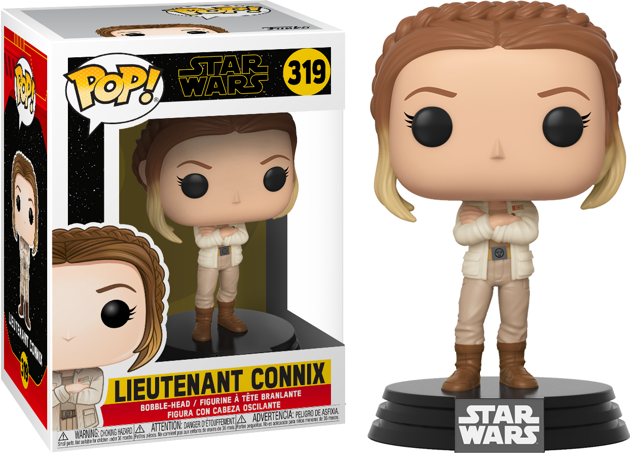 

Фигурка Funko Pop Фанко Поп Star Wars Звёздные войны Lieutenant Connix Кайдел Ко Конникс 10 см SW LC 319 (CZ00SW LC 319)