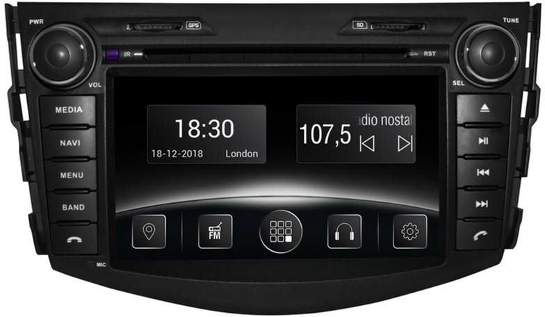 

Автомагнітола штатна Gazer CM5007-A30 для Toyota RAV 4 (A30) 2006-2012