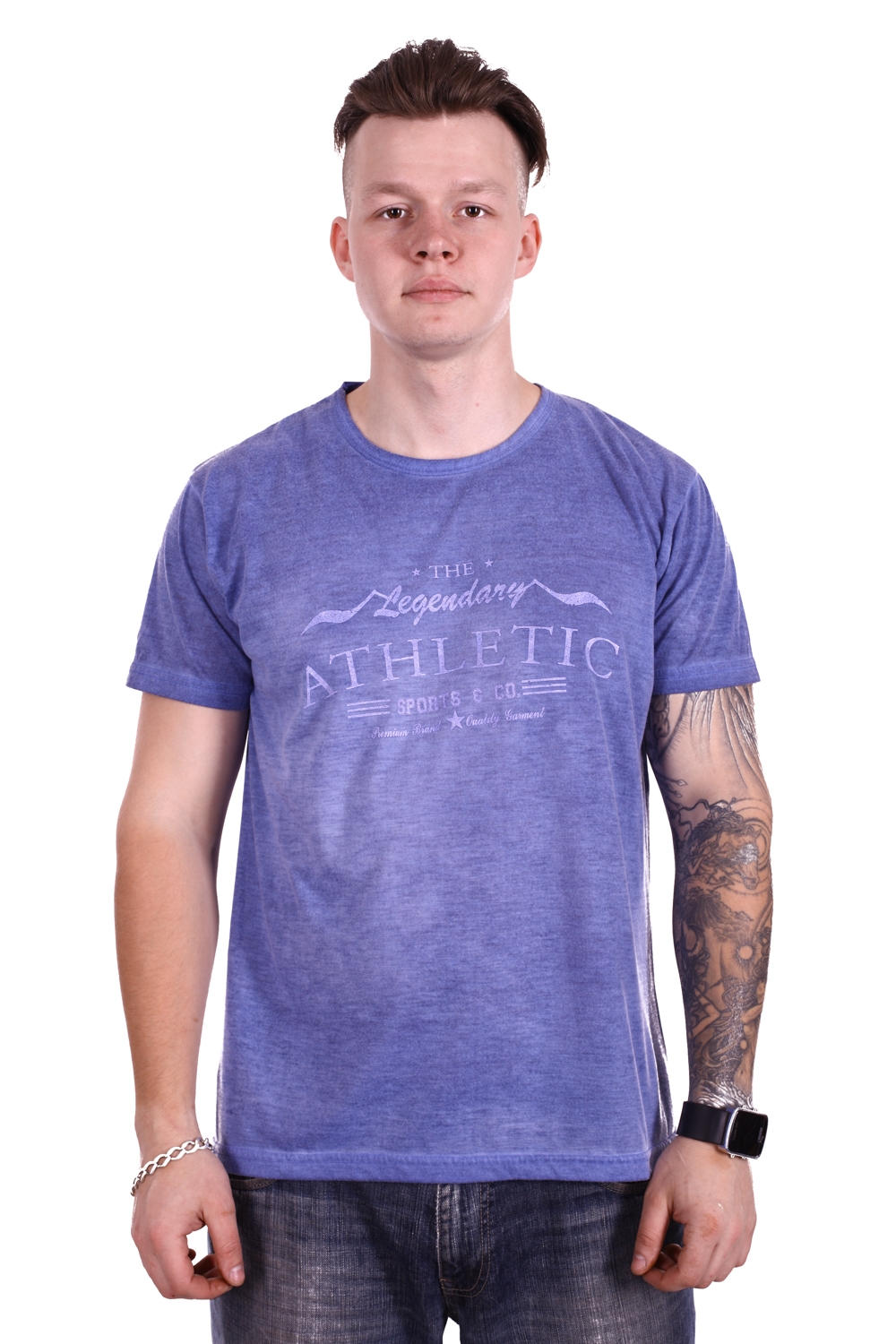 

Футболка StrongMan Athletic f2418/5 Синяя, Футболка StrongMan Athletic f2418/5 Синяя XL