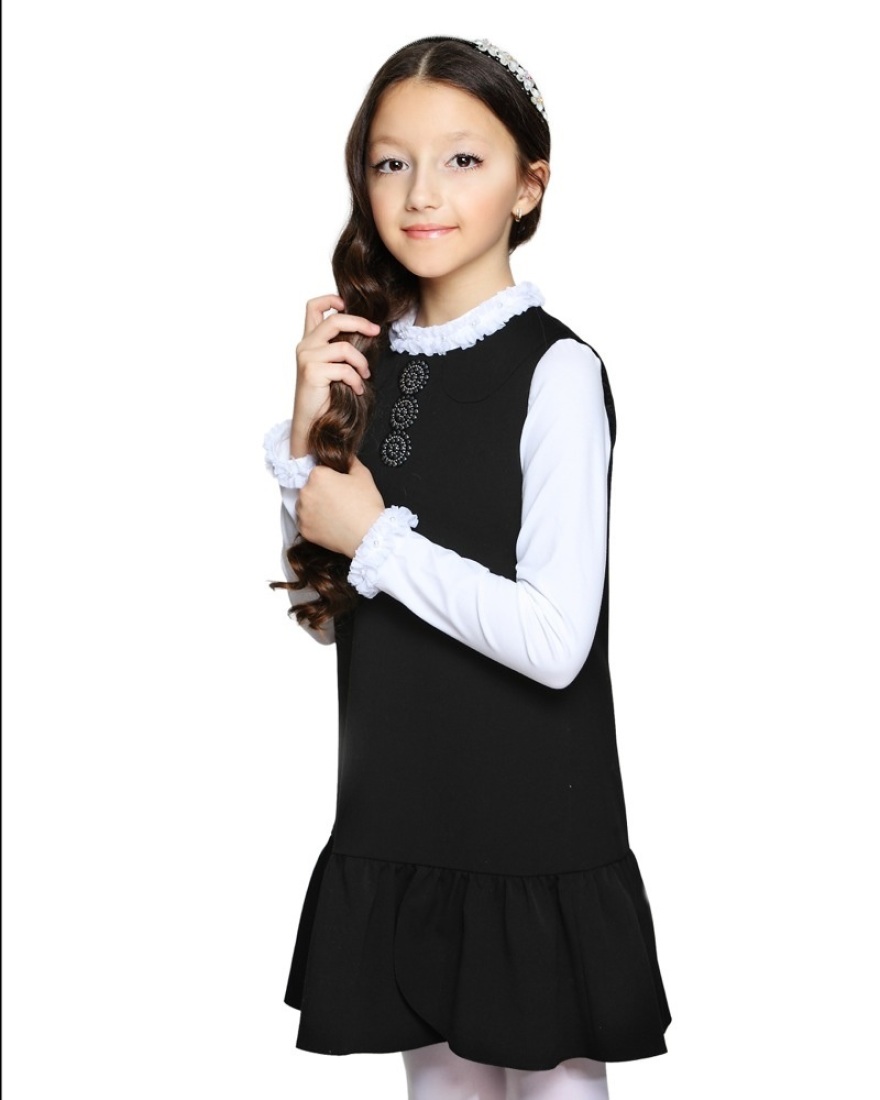 

Платье Lukas Kids с имитацией воротника 122 черное(5212ч)