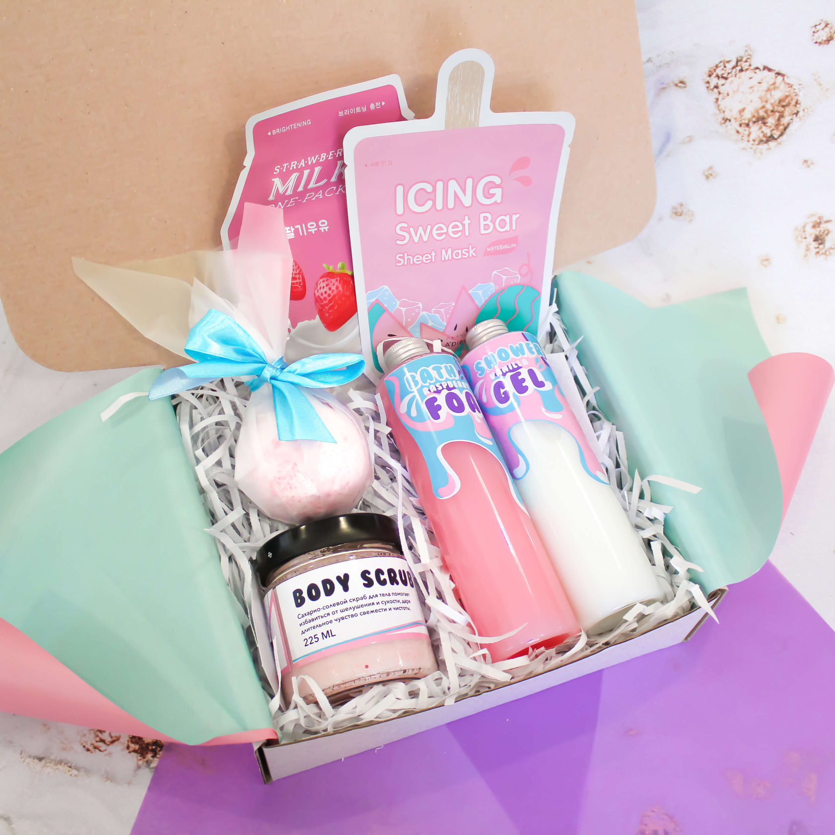 

Подарочный набор Spa-box Bubble gum