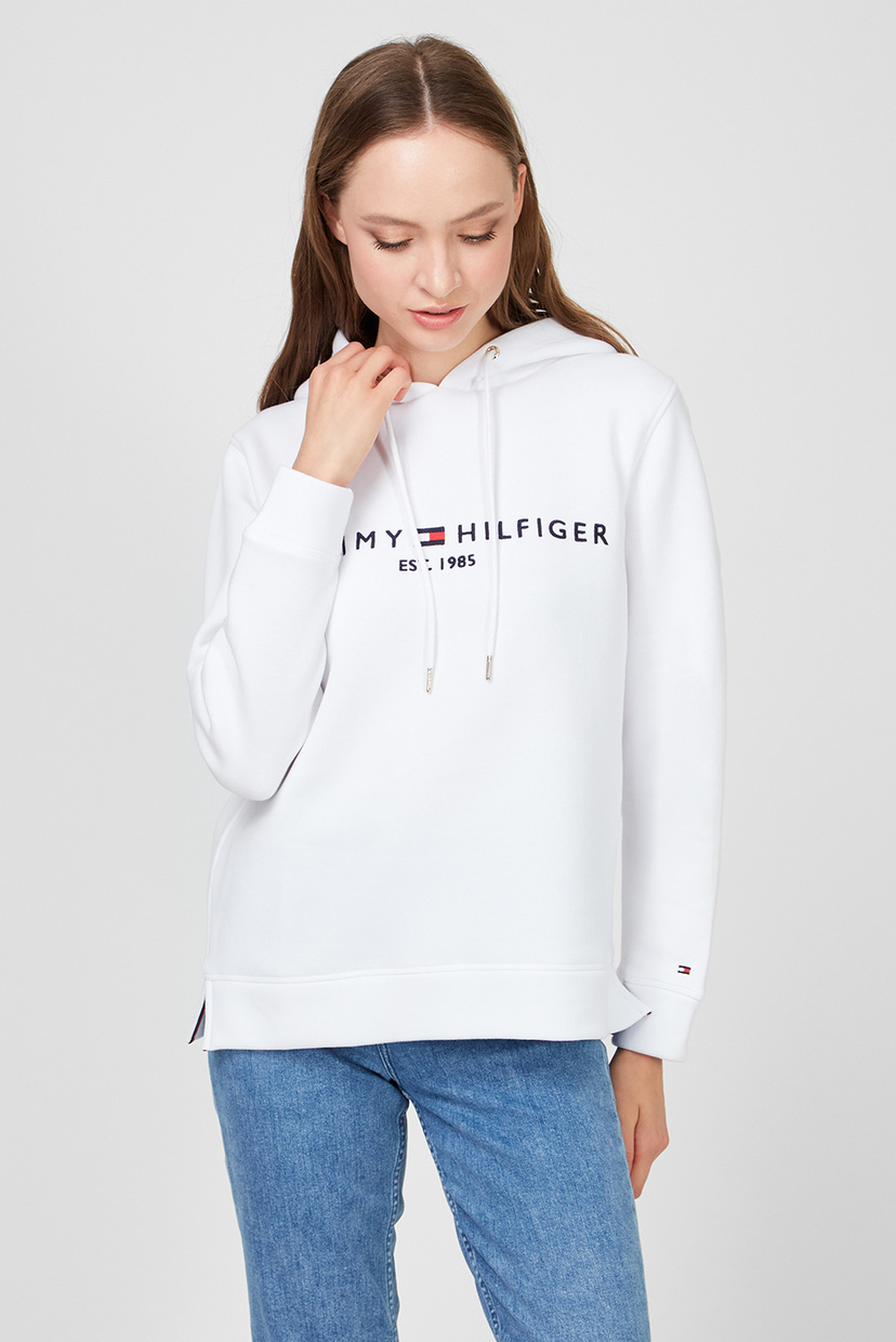 

Женское белое худи TH ESS HILFIGER Tommy Hilfiger XS WW0WW26410