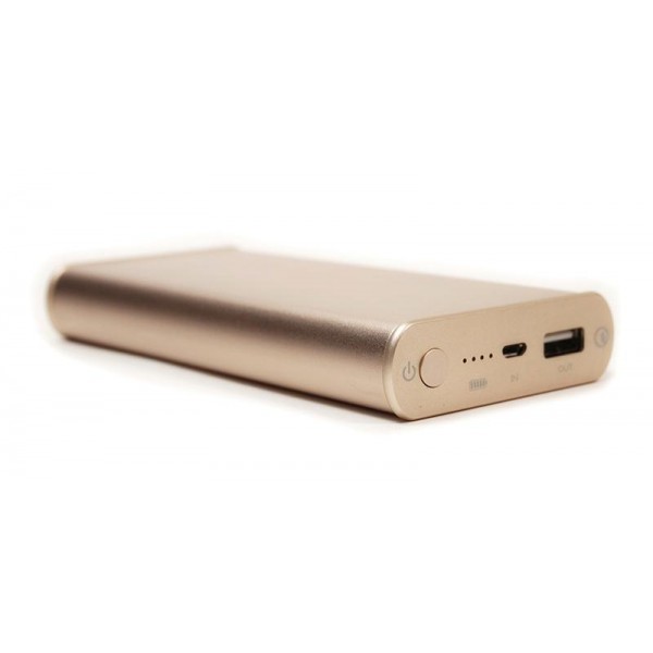 

Универсальная мобильная батарея PowerPlant Q1S Quick-Charge 2.0 10200mAh Gold