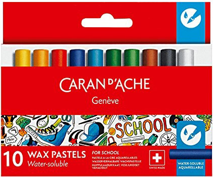 

Пастель восковая Water-soluble Caran d'Ache School Line картонный бокс 10 цветов (7610186259104)