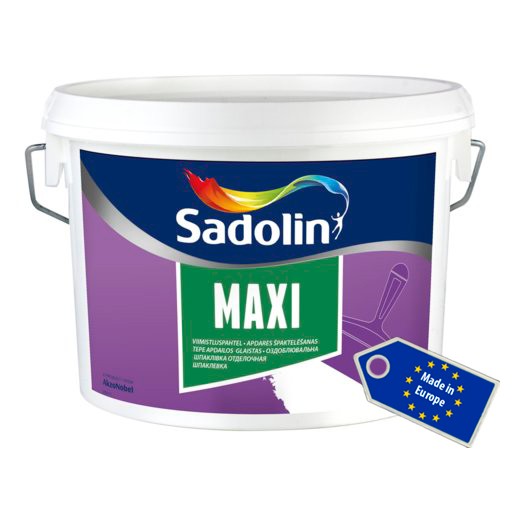 

Мелкозернистая шпаклевка Sadolin Maxi Белый 10 л