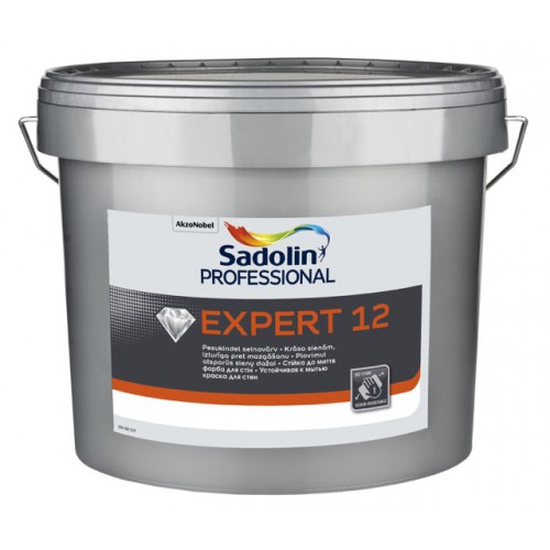 

Полуматовая краска для стен Sadolin Expert 12 Белый 10 л