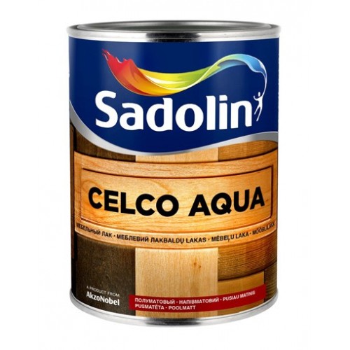 

Колеруемый лак для стен Sadolin Celco Aqua Матовый Бесцветный 3 x 1 л