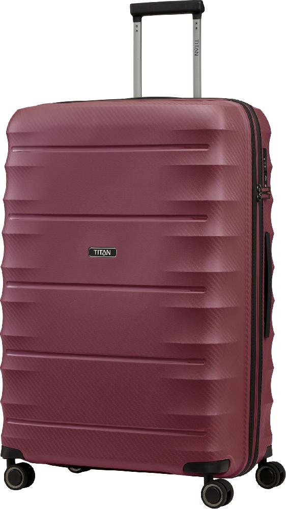 

HIGHLIGHT/Merlot Чемодан на 4 колесах L (112л,3,4кг) (52x76x32см) Titan Ti842404-70