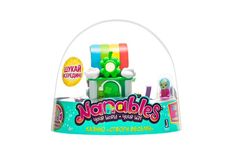 

Игровая фигурка Jazwares Nanables Small House Радужный путь, Казино Создай Радугу (NNB0046)