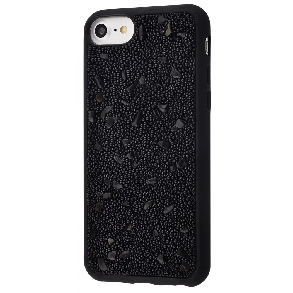 

Чехол для iPhone 6 / 7 / 8 Bling pearl diamonds черный