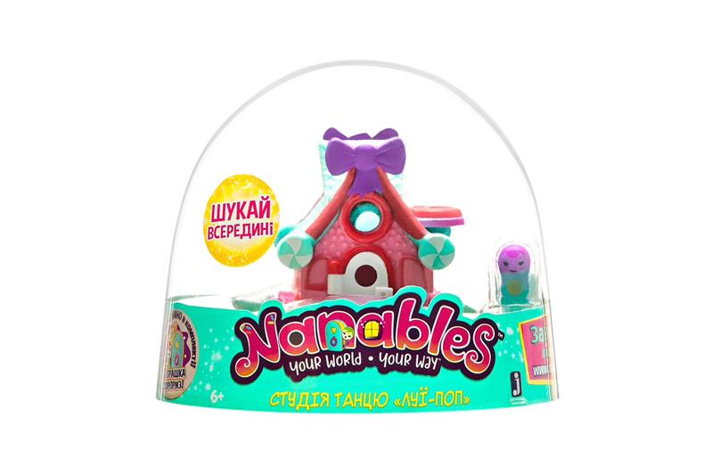 

Детский игровой набор от 6летJazwares Nanables Small House Город сладостей Студия танца Луи-Поп (NNB0016)