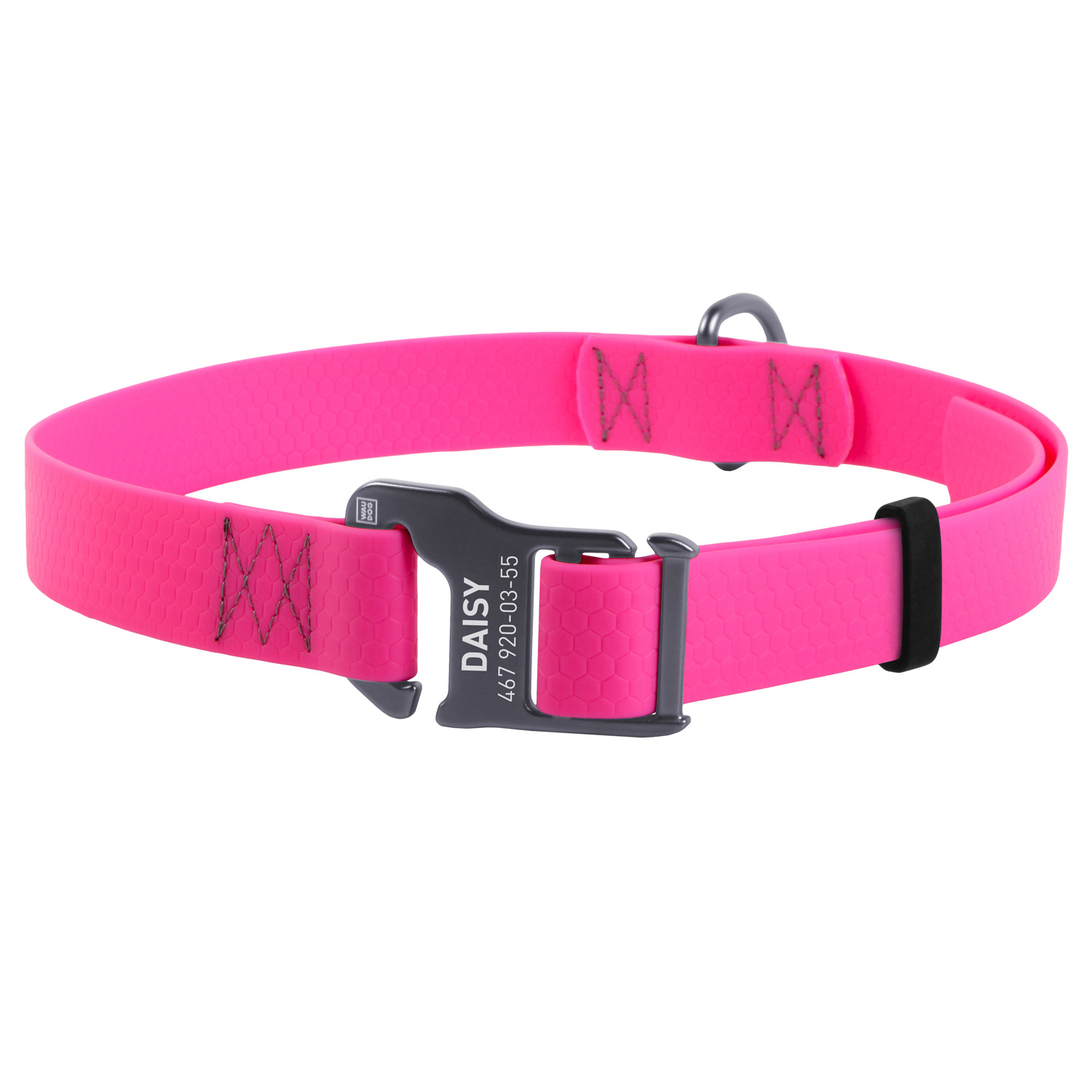 

Ошейник WAUDOG WATERPROOF из водоотталкивающего материала COLLARTEX, пряжка из высокопрочного алюминиевого сплава с площадкой для гравировки, розовый 25-50 см 20 мм (27257)