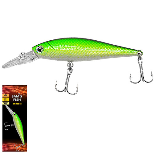 

Воблер Sams Fish SF23941-6 100 мм 9 г 0.8 м упаковка 10 шт