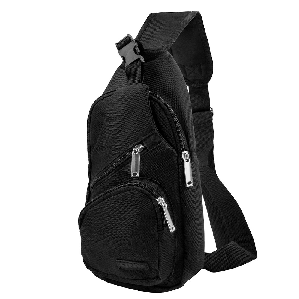 

Городской рюкзак мужской DNK Leather 16х32х7 см Черный