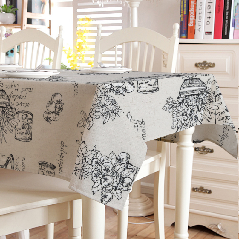

Скатерть TT160164 10166 Time Textile 140x220 см Серый