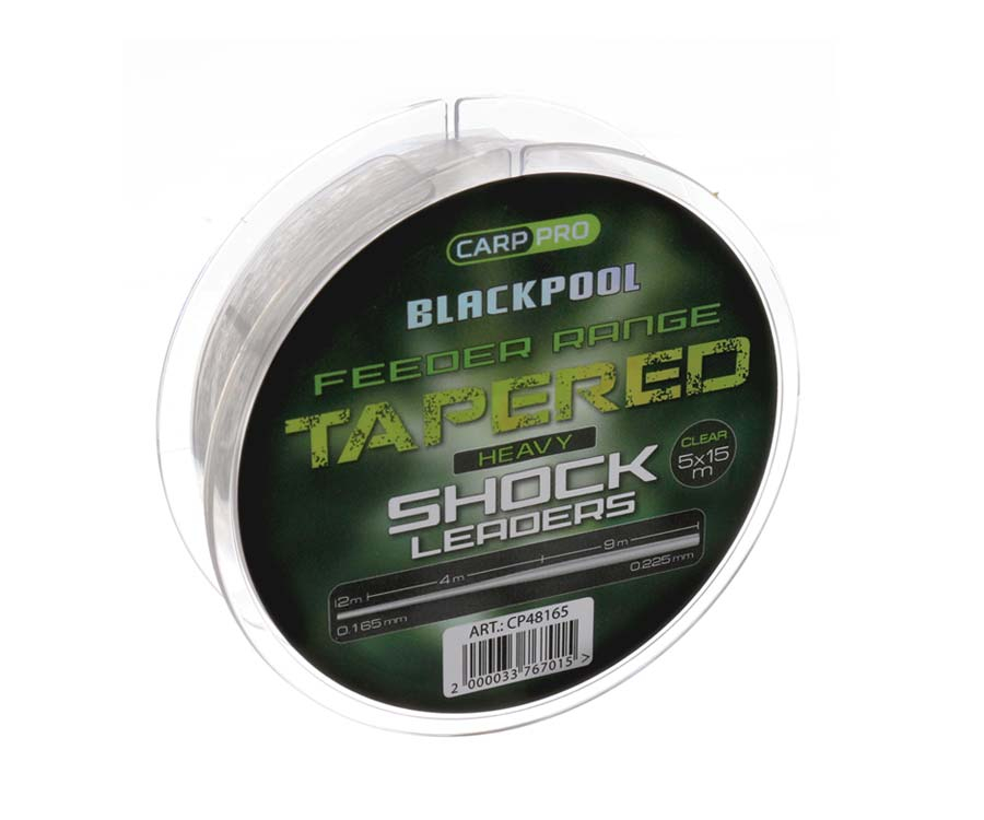 

Шок лидер Carp Pro Blackpool Method Feeder 0.165-0.225мм 5x15м (арт.3838CP48165)