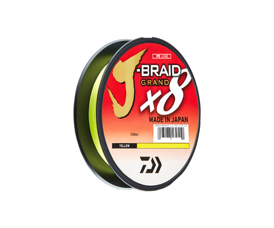 

Шнур Daiwa Grand J-Braid x8 Yellow 135м 0.06мм (арт.383812790-006)