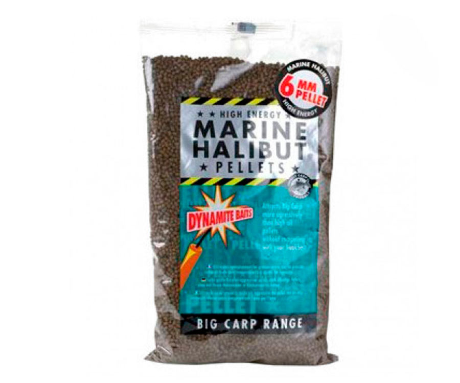 

Пеллетс Dynamite Baits Marine Halibut Pellets 6 мм 900 г (арт.3838DY092)