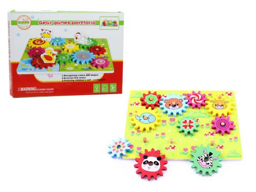 

Деревянные шестерёнки "Дикие животные" Р120у (15-56854)