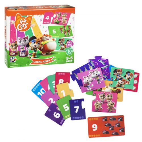 

Игра развивающая "44 Кота. Цифры. Счет" (укр) VT5202-15 (15-124149)