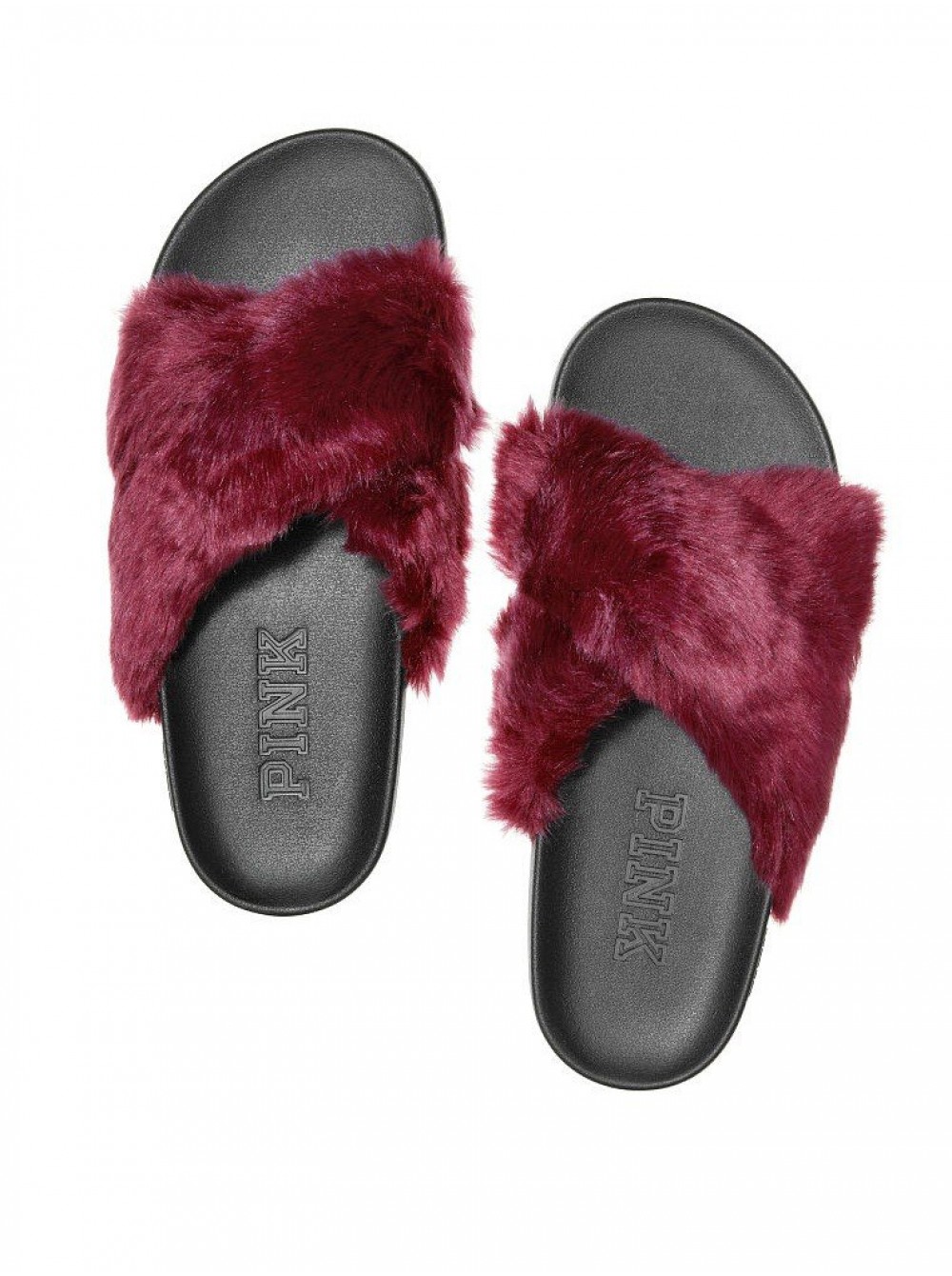 

Шлепки Victoria's Secret PINK L бордовые 5042.2