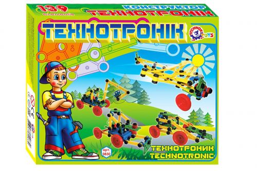 

Конструктор "Технотроник ТехноК", 139 дет 0830 (15-11121)