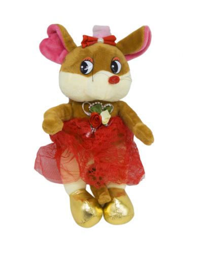 

Мягкая игрушка "Мышка в юбке" (коричневая) H-42 (15-114200)