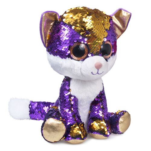 

Мягкая игрушка глазастик "Котик Аметист" KGL0UP (15-129225)