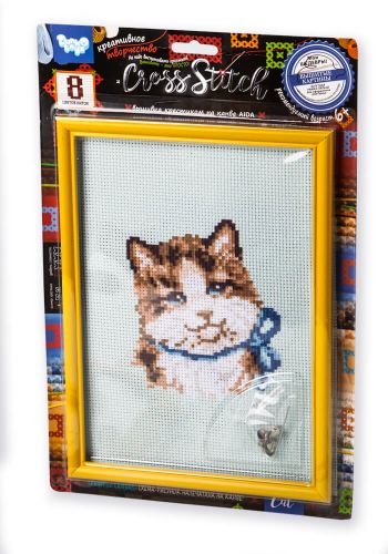 

Вышивка крестиком на канве "Cross Stitch: Кошка" VKB-01-02 (15-45089)