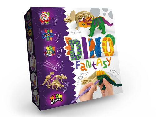 

Набор креативного творчества "Dino Fantasy" (укр) DF-01-02U (15-129471)