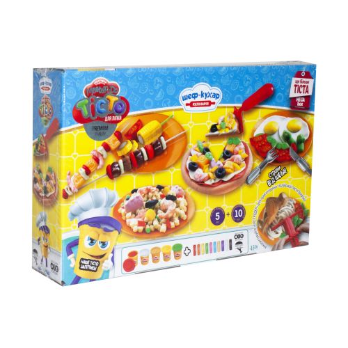 

Тесто для лепки "Master-Do: Шеф-Повар. Кулинария" MEGA BOX (укр) TMD-09-01U (15-59795)