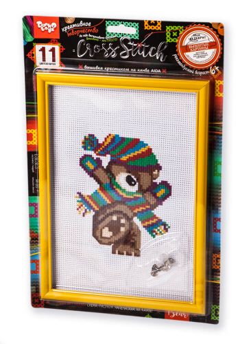 

Вышивка крестиком на канве "Cross Stitch: Мишка" VKB-01-11 (15-45767)