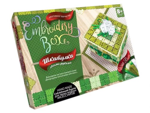 

Набор для творчества "Шкатулка Embroidery Box: White Roses" EMB-01-04 (15-101210)