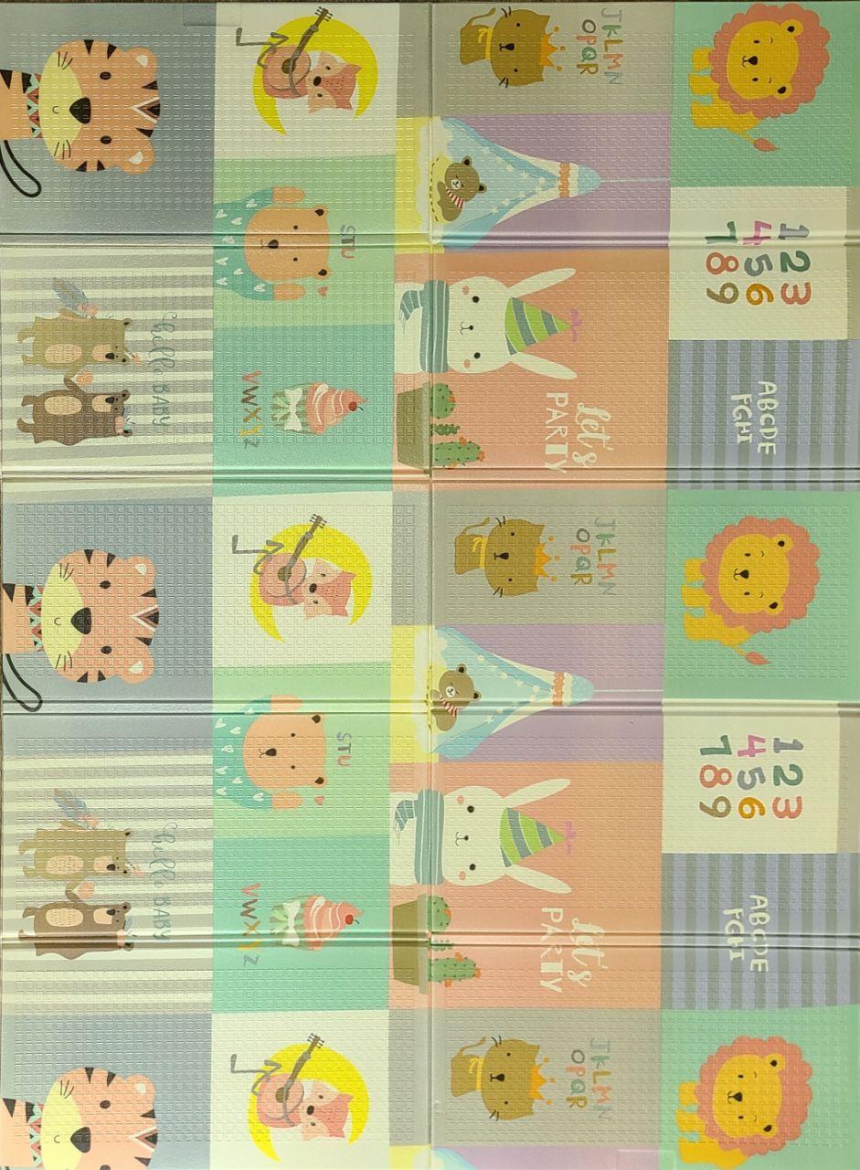 

Двухстронний складной детский коврик-игрушка Sticker Wall 2,00 x 1,50 м. Толщиной 1см. Животные-Слон Развивающий, Экологичный, Износостойкий, Безопасный Разноцветный (249)